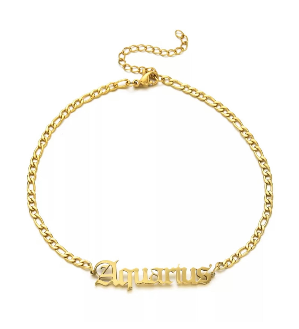 Zodiac Ankle Bracelet {view}