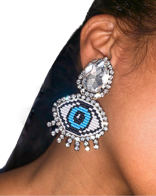 Izzy Earrings -Clip On {view} See Color Options