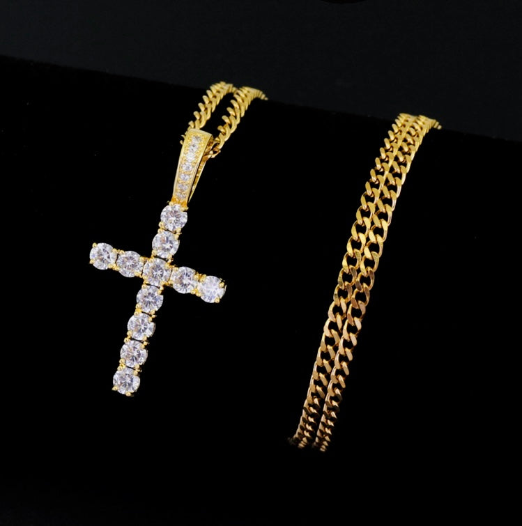 Cross Necklace {view}