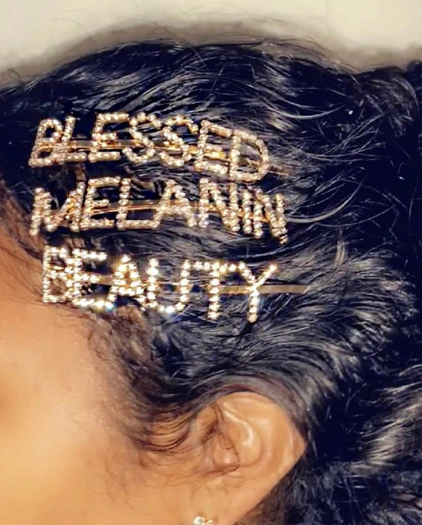B.M.B Mega Glam Clips 3 pc set {view} New Font Style