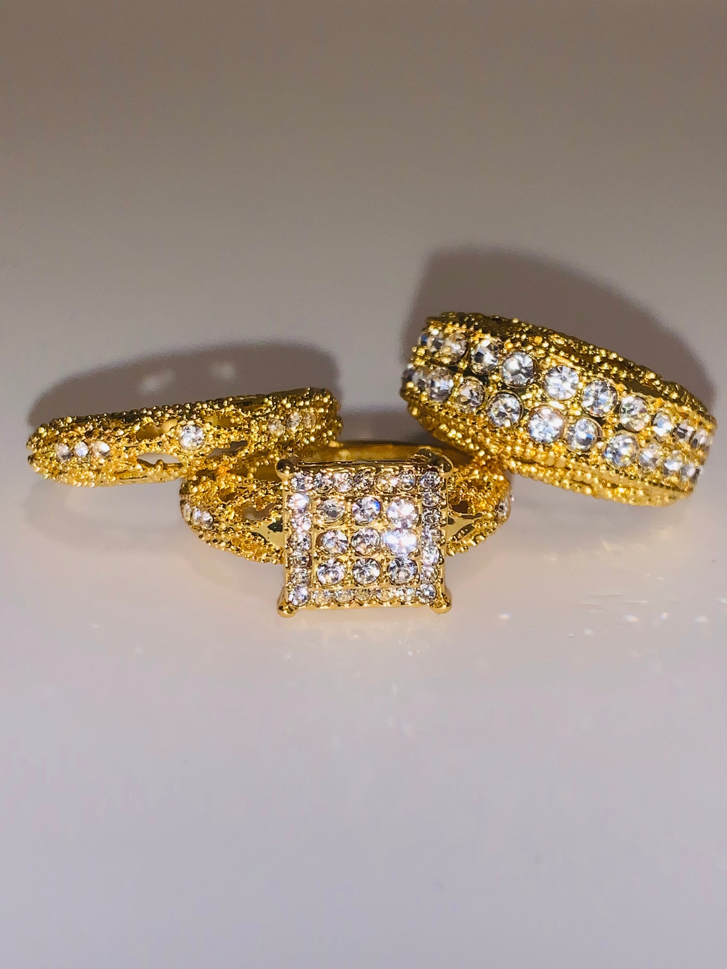 Fatima 3 pc Ring Set {view}