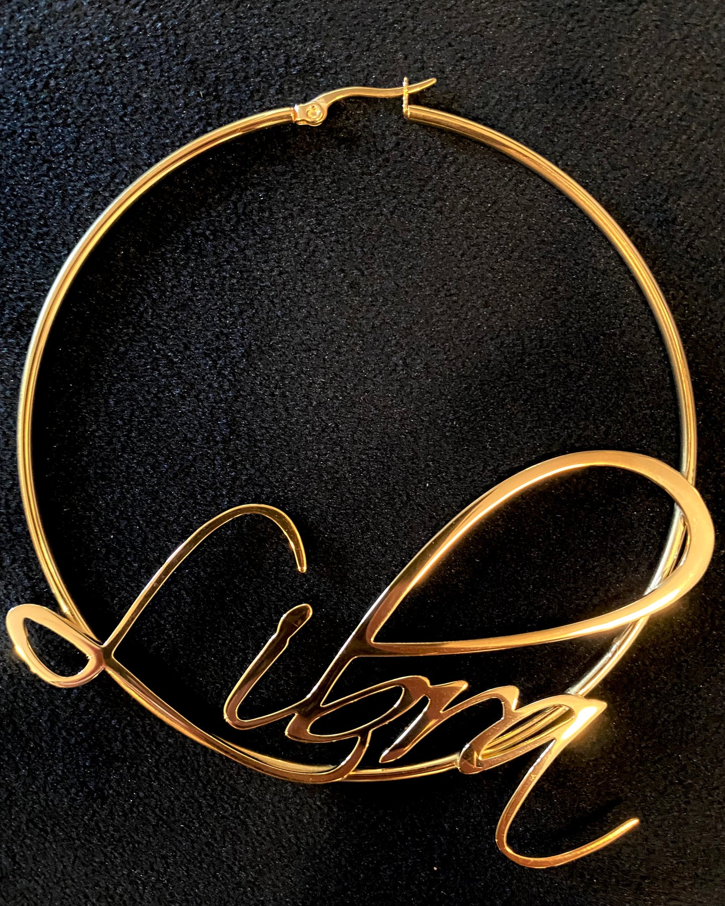 Horoscope Hoop Earrings {view}