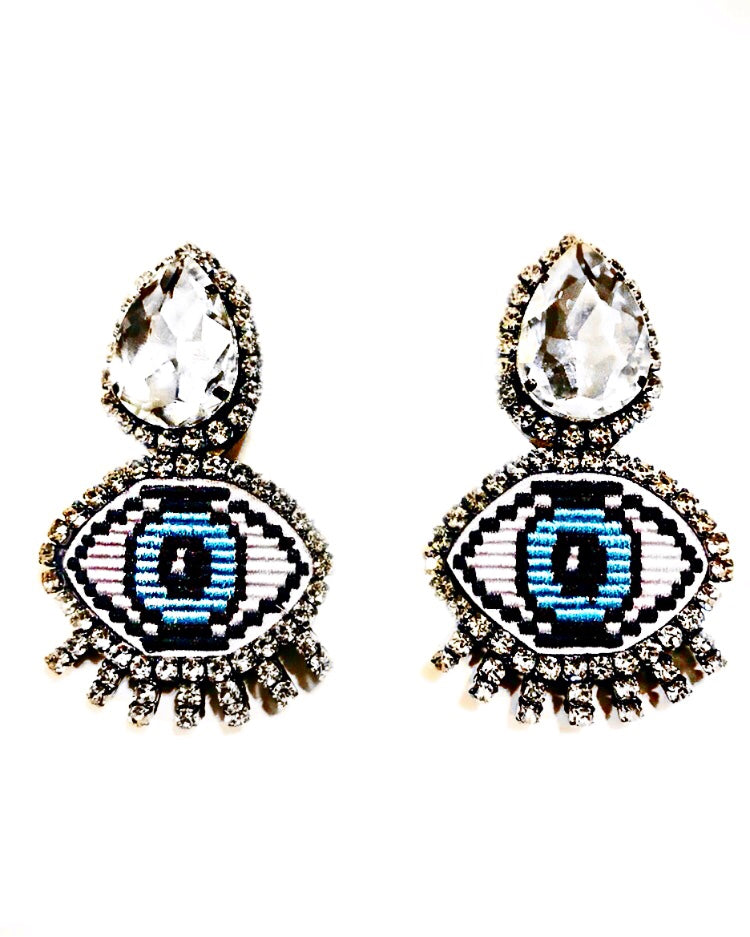 Izzy Earrings -Clip On {view} See Color Options