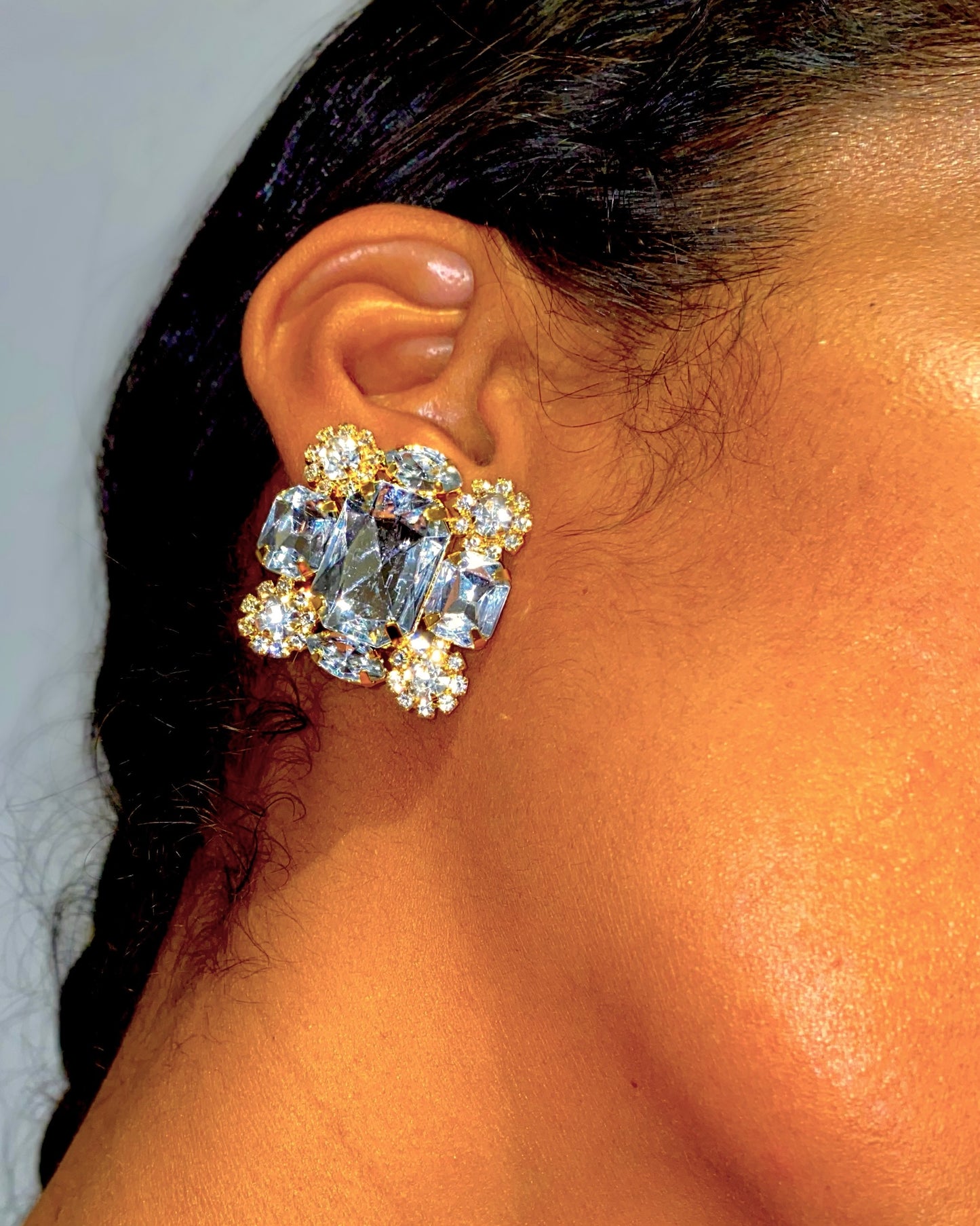 Zia Clip-On Earrings {view}