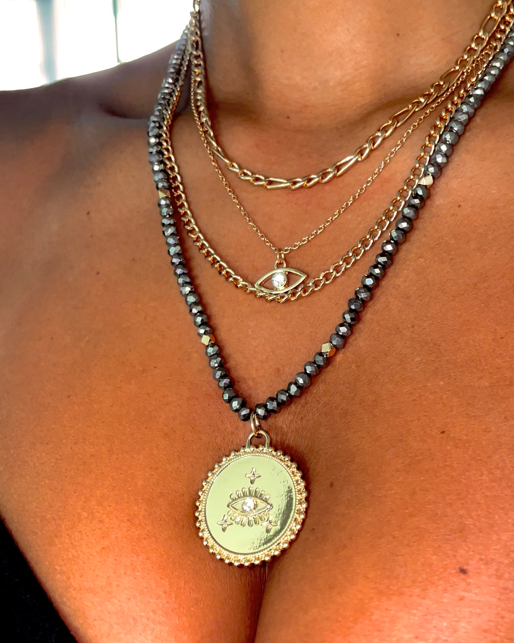 Nazar Necklace {view} Color Options