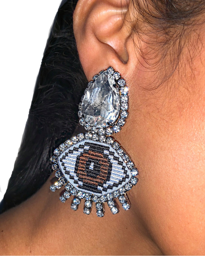 Izzy Earrings -Clip On {view} See Color Options