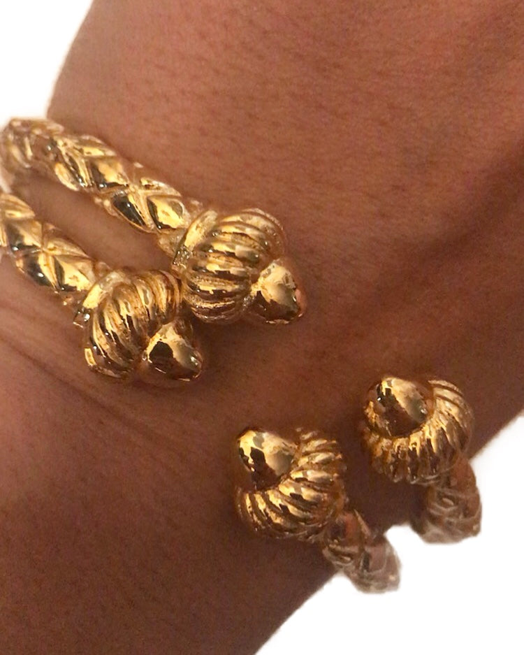 Zaina Bangle Bracelet Set Of 2 {view}