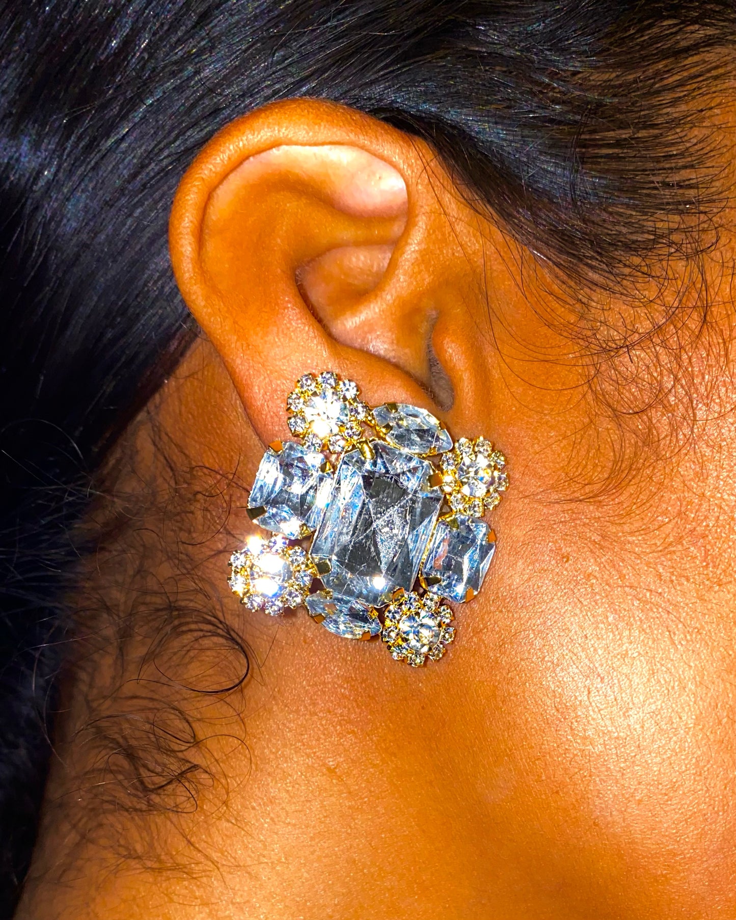 Zia Clip-On Earrings {view}