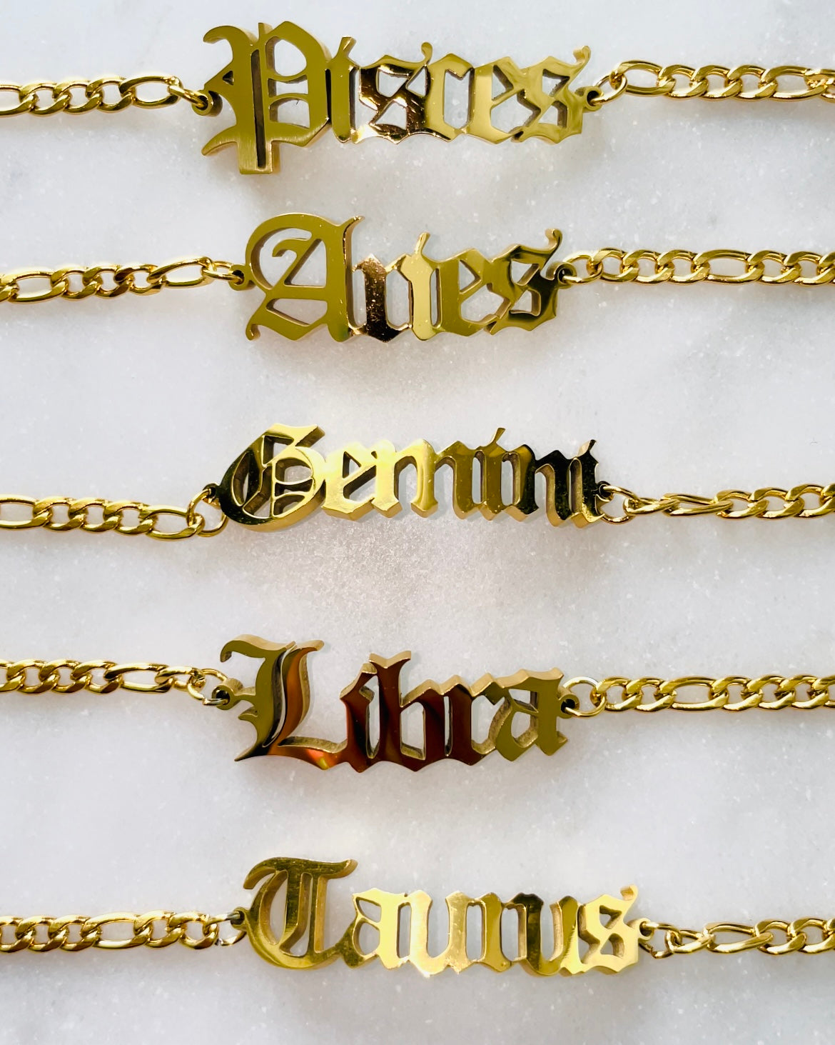 Zodiac Ankle Bracelet {view}