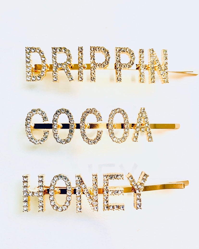 Drippin Cocoa Honey Hair Clips 3pc Set or Individual {view}