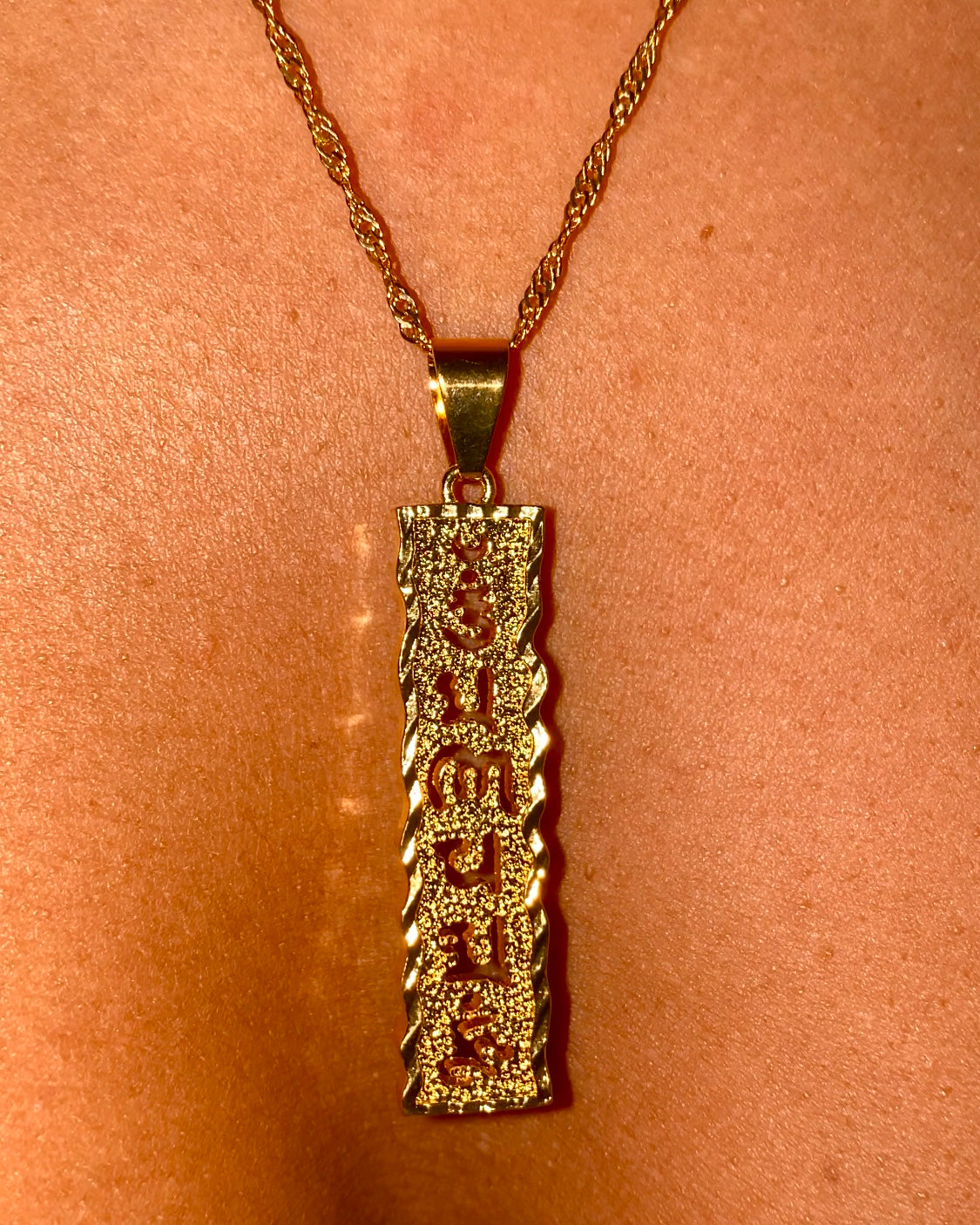 Mantra Necklace {view}