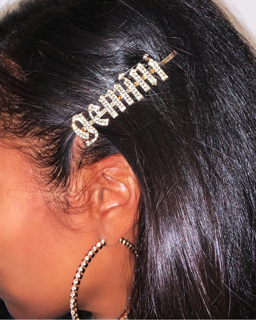 Zodiac Hair Clip {view}