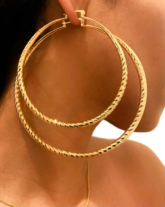 Sadie Earrings {view} 2 Size Options / Not Sold As One Set