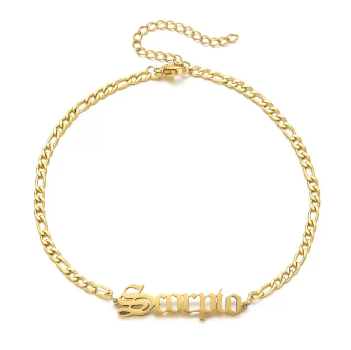 Zodiac Ankle Bracelet {view}