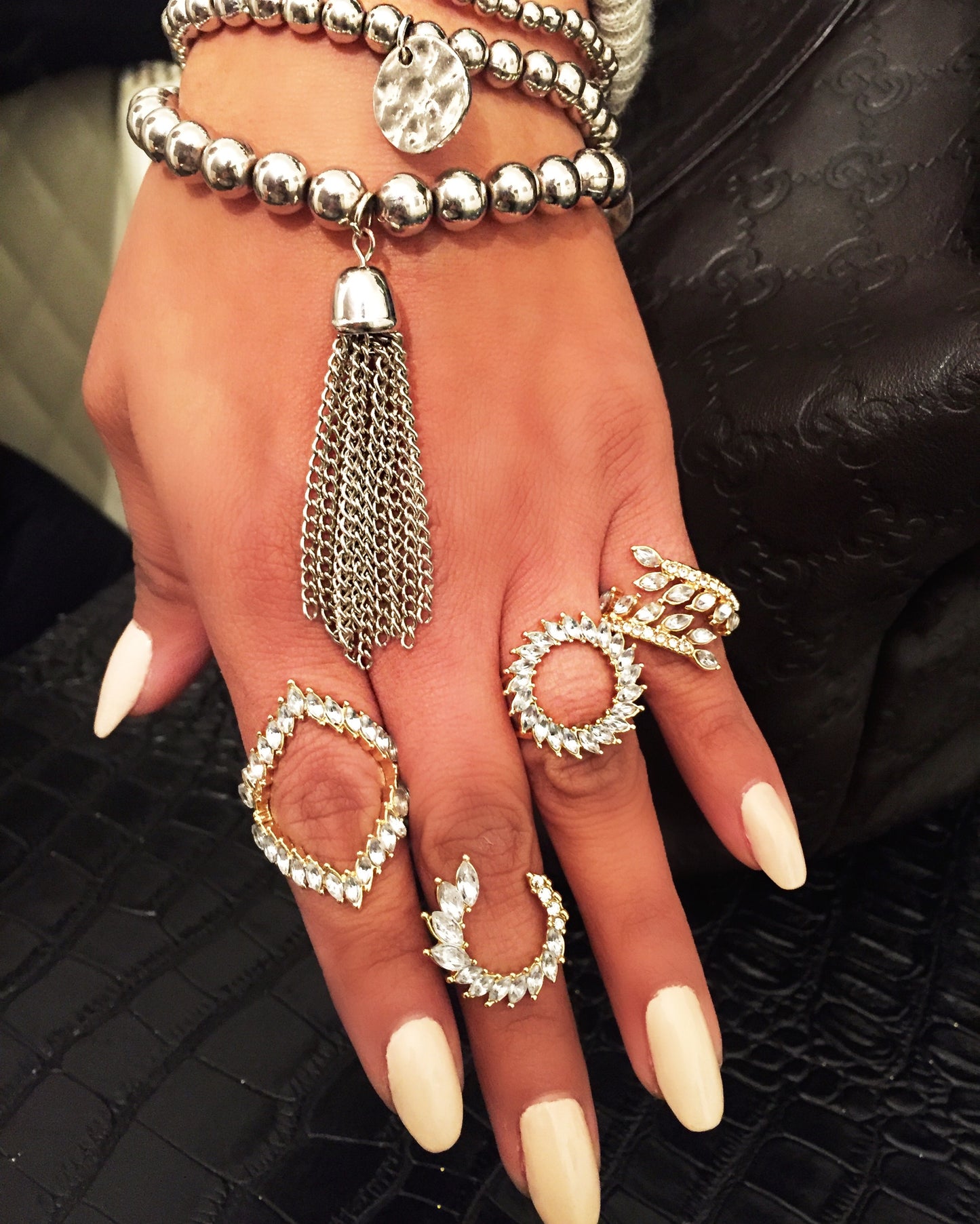 Aphrodite Midi Ring Set {view}