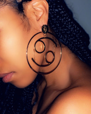 Nova Zodiac Hoop Earrings~ 2 Styles In One {view}