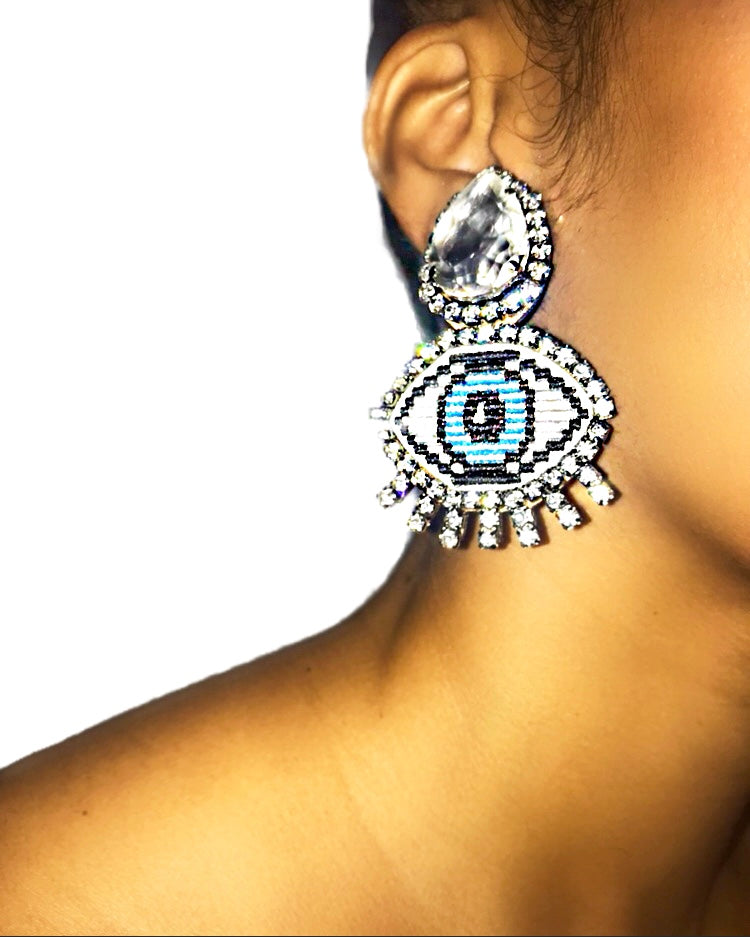 Izzy Earrings -Clip On {view} See Color Options