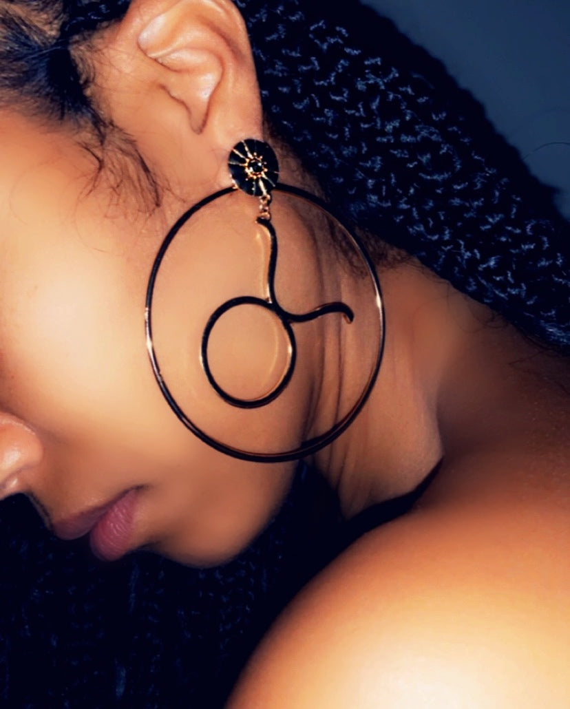 Nova Zodiac Hoop Earrings~ 2 Styles In One {view}