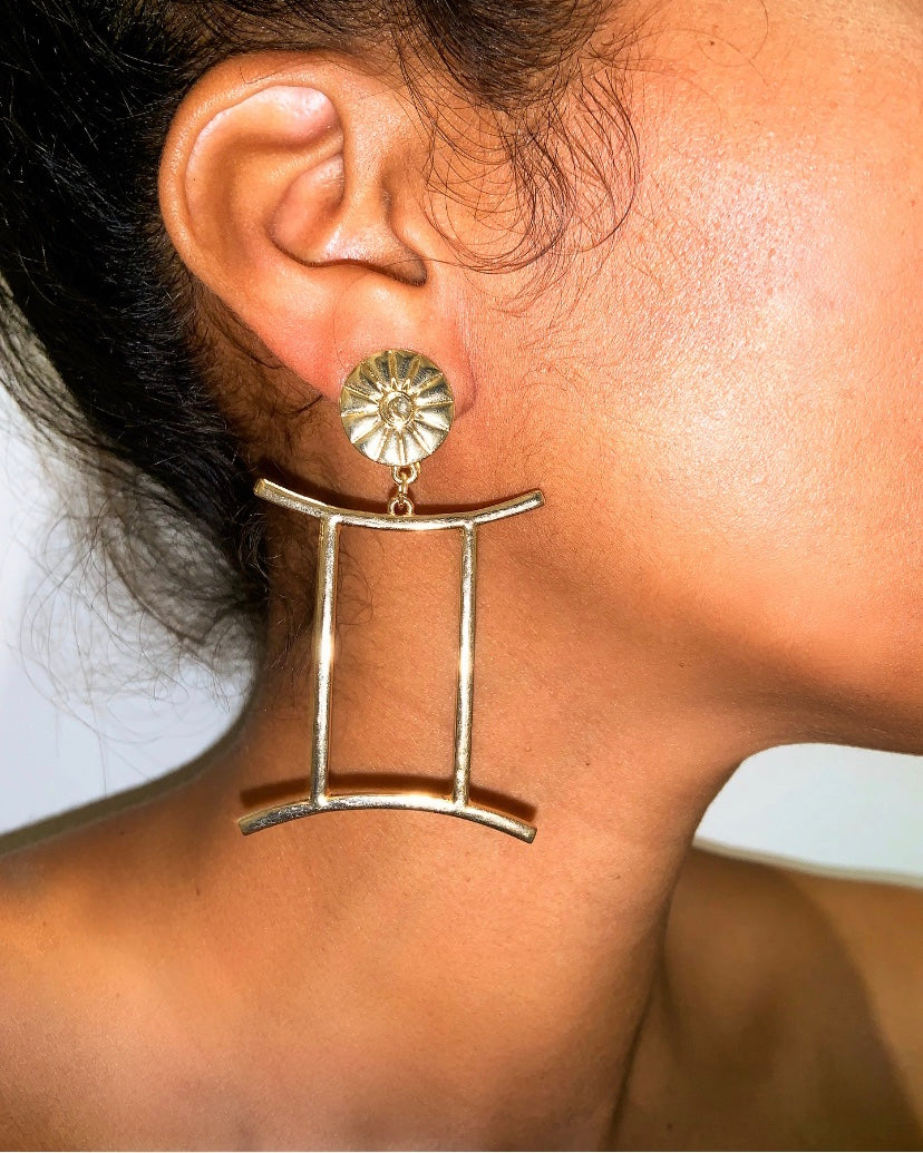 Nova Zodiac Hoop Earrings~ 2 Styles In One {view}