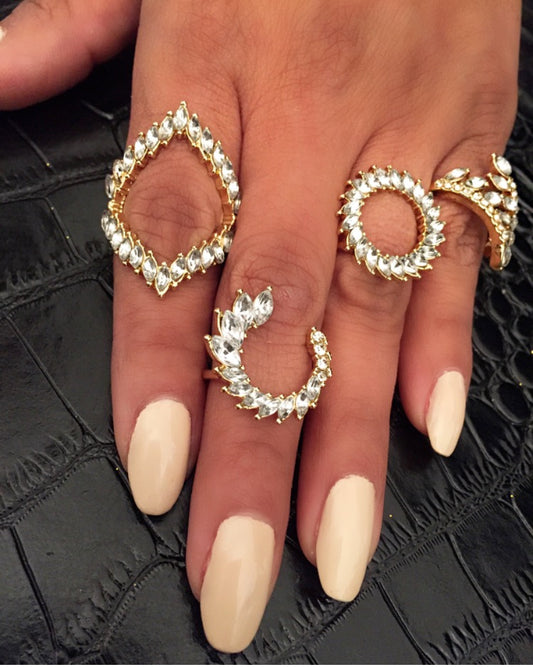 Aphrodite Midi Ring Set {view}